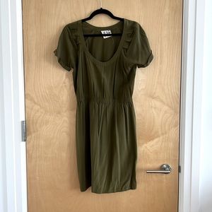 Green Silk Cynthia Vincent Dress